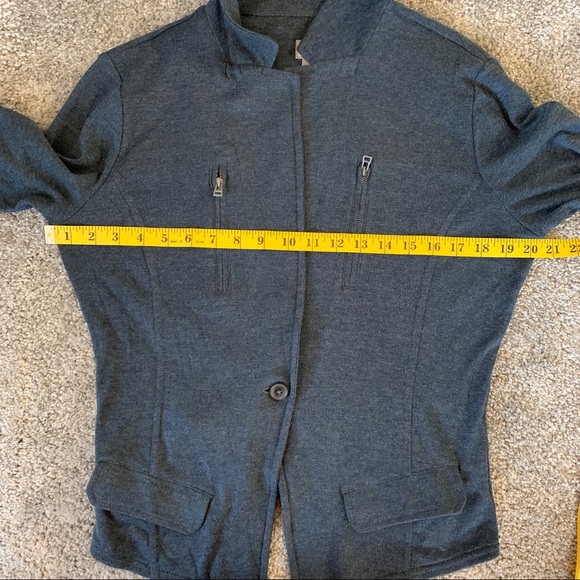 Converse One Star V-Neck Collar Cardigan in Size Large /Dark Gray - Picture 7 of 9